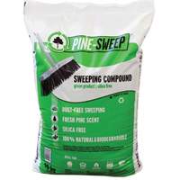 Pine Sweep Biodegradable Sweeping Compound, Bag, 44 lbs. (20 kg) NTL Industrial