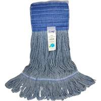 Wide-Band Mop Head, Antimicrobial/Floor Finishing/Specialty, Cotton/Rayon/Synthetic, Loop Style NTL Industrial