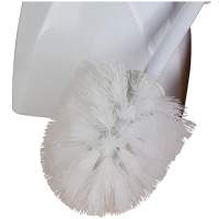 Brosse de toilette avec support, Soies Polypropyl&egrave;ne, Blanc NTL Industrial