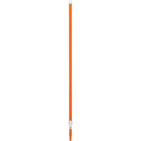 Manche, Balai/Brosse/Vadrouille &agrave; &eacute;pousseter/Support &agrave; tampon/Grattoir/Raclette/Vadrouille humide, Orange, T&eacute;lescopique, 62" - 109-2/5" lo NTL Industrial