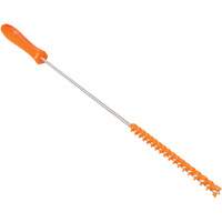 Tube Brush, Stiff Bristles, 19-7/10" Long, Orange NTL Industrial