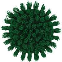HyDrive Round Drill Brush, Extra Stiff Bristles, 3-1/10" Long, Green NTL Industrial