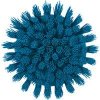 HyDrive Round Drill Brush, Extra Stiff Bristles, 3-1/10" Long, Blue NTL Industrial