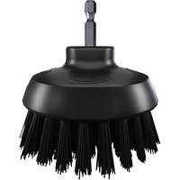 HyDrive Round Drill Brush, Extra Stiff Bristles, 3-1/10" Long, Black NTL Industrial