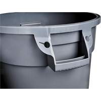 Grey Titan Garbage Container, Plastic, 20 US gal. NTL Industrial