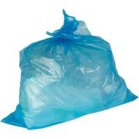 Sacs &agrave; d&eacute;chets de calibre industriel, Fort, 30" la x 38" lo, 0,9 mils, Bleu, Capacit&eacute; 88 L (20 gal.) NTL Industrial