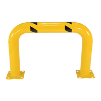 Garde-corps &agrave; profil &eacute;lev&eacute; pour machines, 3' la x 2' h, Jaune NTL Industrial