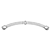 Ceiling Mounted 90° Curved Curtain Partition Track, 3' L NTL Industrial