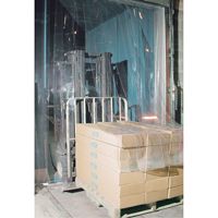 Strip Curtain Doors, 10' x 10' Door Opening, 12" Strip Width, 0.120" Strip Thickness NTL Industrial