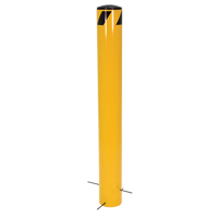Bornes &agrave; couler, Acier, 36-1/2" h x 5-9/16" la, Jaune NTL Industrial