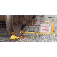 Single Rail Chock With Flag Rail Combo KH984 | NTL Industrial