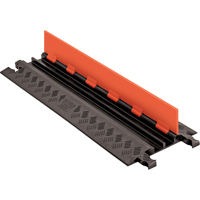 Guard Dog&reg; Low Profile Cable Protector, 2 Channels, 36" L x 11.94" W x 1.25" H NTL Industrial