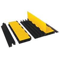 Yellow Jacket&reg; Cable Protector System, 3 Channels, 36" L x 18.5" W x 3" H NTL Industrial