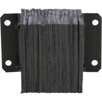 Butoir de quai lamell&eacute;, Horizontal, Caoutchouc, 12" la x 6" p x 10" h NTL Industrial