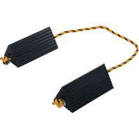 Airline Wheel Chock, 5" x 10" x 4-1/2", Black NTL Industrial