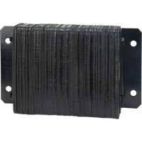 Butoirs de quai lamell&eacute;s, Horizontal, Caoutchouc, 18" la x 4" p x 12" h NTL Industrial