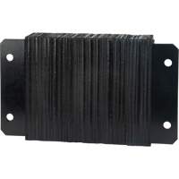 Butoirs de quai lamell&eacute;s, Horizontal, Caoutchouc, 18" la x 4" p x 12" h NTL Industrial