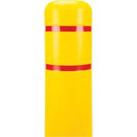 Polyethylene Bollard Cover, 6-5/8" Dia. x 60" L, Red/Yellow NTL Industrial