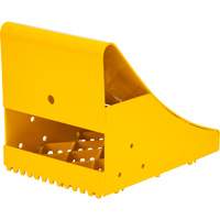 Ice Chocks, Steel, Yellow, 8-1/16" W x 10-5/8" D x 8-13/16" H NTL Industrial