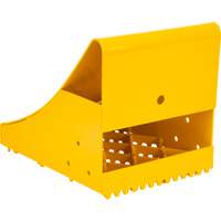 Ice Chocks, Steel, Yellow, 8-1/16" W x 10-5/8" D x 8-13/16" H NTL Industrial