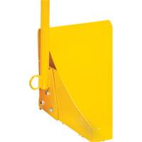 Ice Chock with Ergonomic Handle, Steel, Yellow, 8-1/16" W x 10-5/8" D x 8-13/16" H NTL Industrial