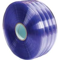 Ribbed Strip Curtain, 164' x 8" x 0.08" NTL Industrial