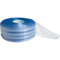 Low-Temperature Ribbed Strip Curtain, 164' x 8" x 0.08" NTL Industrial
