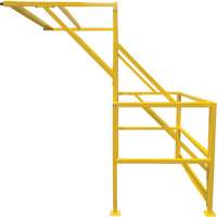 Barri&egrave;re de s&eacute;curit&eacute; pour mezzanine, 70" lo x 77" ha, 78" &eacute;lev&eacute;e, Jaune NTL Industrial