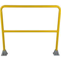 Garde-corps pour barri&egrave;re de s&eacute;curit&eacute;, Acier, 48" lo x 42" h, Jaune NTL Industrial