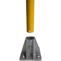 Garde-corps pour barri&egrave;re de s&eacute;curit&eacute;, Acier, 84" lo x 42" h, Jaune NTL Industrial