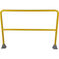 Garde-corps pour barri&egrave;re de s&eacute;curit&eacute;, Acier, 60" lo x 42" h, Jaune NTL Industrial