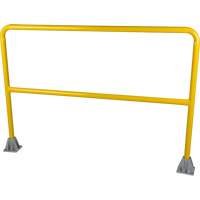 Garde-corps pour barri&egrave;re de s&eacute;curit&eacute;, Acier, 60" lo x 42" h, Jaune NTL Industrial