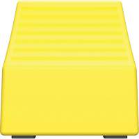 Cale de roue ultra-robuste pour l'exploitation mini&egrave;re Checkers Safety, PEHD, Jaune, 14-1/2" la x 17-1/2" p x 16" h NTL Industrial