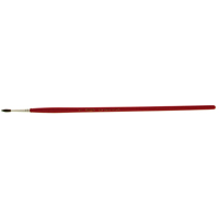 Round Marking Paint Brush, 9/64" Brush Width, Camel Hair, Wood Handle NTL Industrial