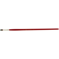 Round Marking Paint Brush, 3/16" Brush Width, Camel Hair, Wood Handle NTL Industrial