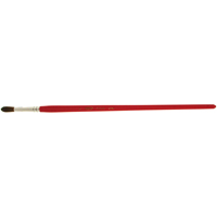 Round Marking Paint Brush, 1/4" Brush Width, Camel Hair, Wood Handle NTL Industrial