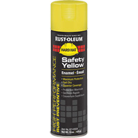 Peinture-&eacute;mail en a&eacute;rosol syst&egrave;me V2100, Jaune s&eacute;curit&eacute; OSHA, Brillant, 15 oz, Canette a&eacute;rosol NTL Industrial
