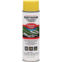 Peinture pour traçage de ligne pour terrain de gymnastique Industrial Choice AF1600, Jaune, 17 oz, Canette a&eacute;rosol NTL Industrial