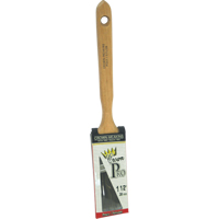 Pinceau angulaire Pro, Poly/nylon, Manche Bois, Largeur de 1-1/2" NTL Industrial