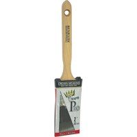 Pinceau angulaire Pro, Poly/nylon, Manche Bois, Largeur de 2" NTL Industrial