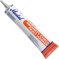 Security Check Paint Marker, 1.7 oz., Tube, White NTL Industrial