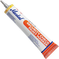 Security Check Paint Marker, 1.7 oz., Tube, Yellow NTL Industrial