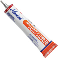 Security Check Paint Marker, 1.7 oz., Tube, Red NTL Industrial