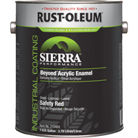 Sierra Performance Beyond Acrylic Enamel, Gallon, Red NTL Industrial