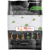 Cales d'espacement universelles Miracle Sealants Levolution NTL Industrial