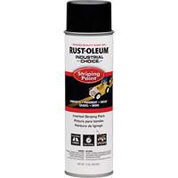 S1600 System Inverted Striping Paint, Black, Aerosol Can NTL Industrial