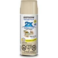Painter's Touch&reg; Ultra Cover Paint, Ivory Bisque White, Semi-Gloss, Aerosol Can NTL Industrial