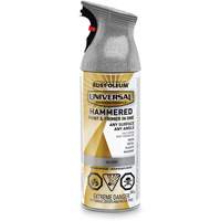 Universal&reg; Paint & Primer In One, Silver Aluminum, Hammered, Aerosol Can NTL Industrial