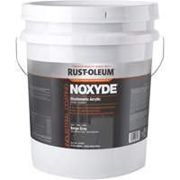 Noxyde Elastomeric Acrylic Coating, 5 gal., Pail, Grey NTL Industrial