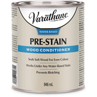 Conditionneur de bois &agrave; base d'eau de premi&egrave;re qualit&eacute; Varathane, 946 ml, Transparent, Transparent NTL Industrial